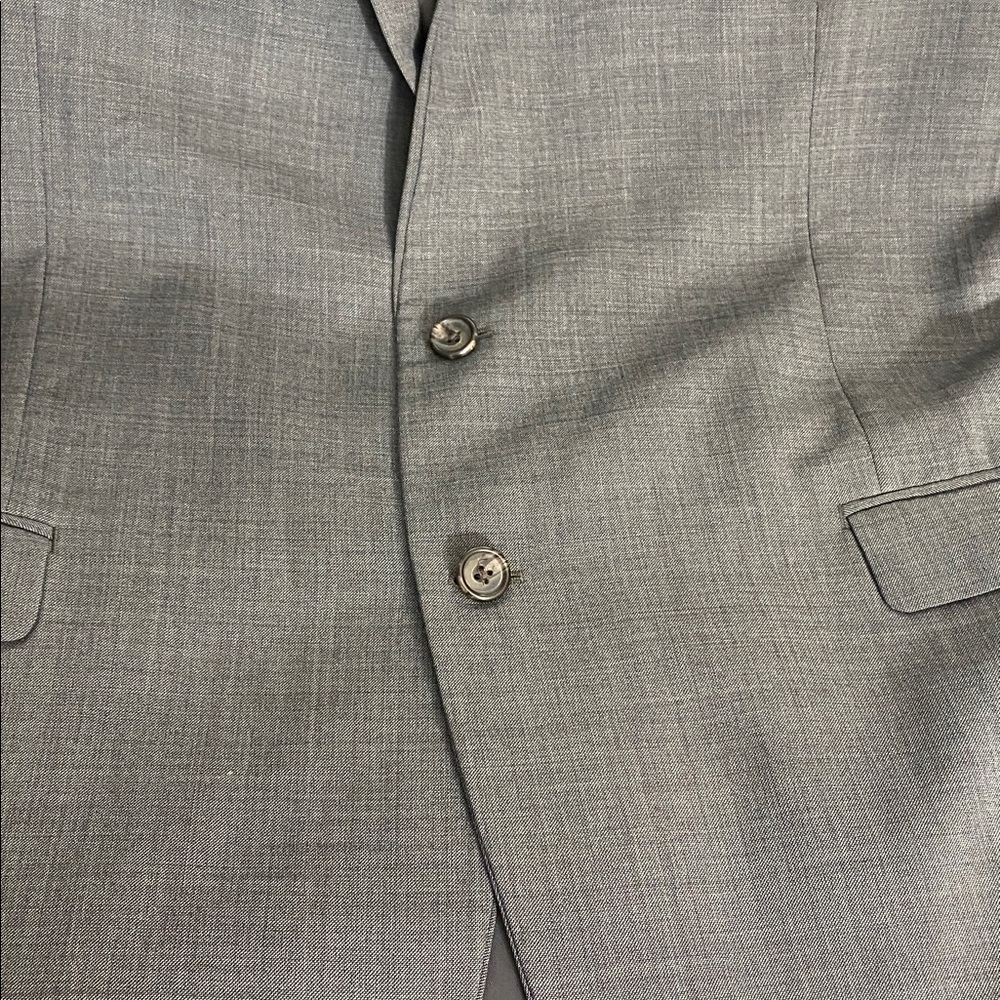 Ralph Lauren Wool Men's Gray Vintage Suit Blazer - Picture 13 of 16